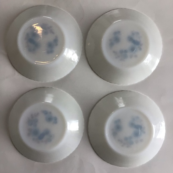 Vintage Dining Rare Vintage Termocrisa Milk Glass Salad Bowls Set